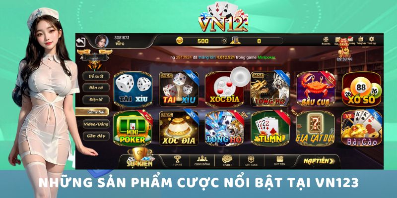 Những Sản Phẩm Cược Nổi Bật Tại Vn123